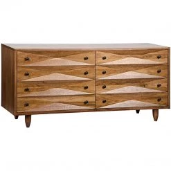 Noir Furniture Diamond Double Chest Dressers