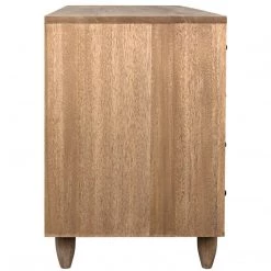 Noir Furniture Diamond Double Chest, Washed Walnut
