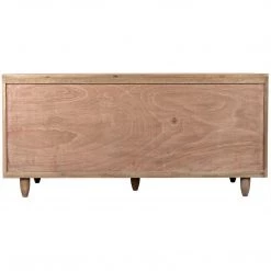 Noir Furniture Diamond Double Chest, Washed Walnut