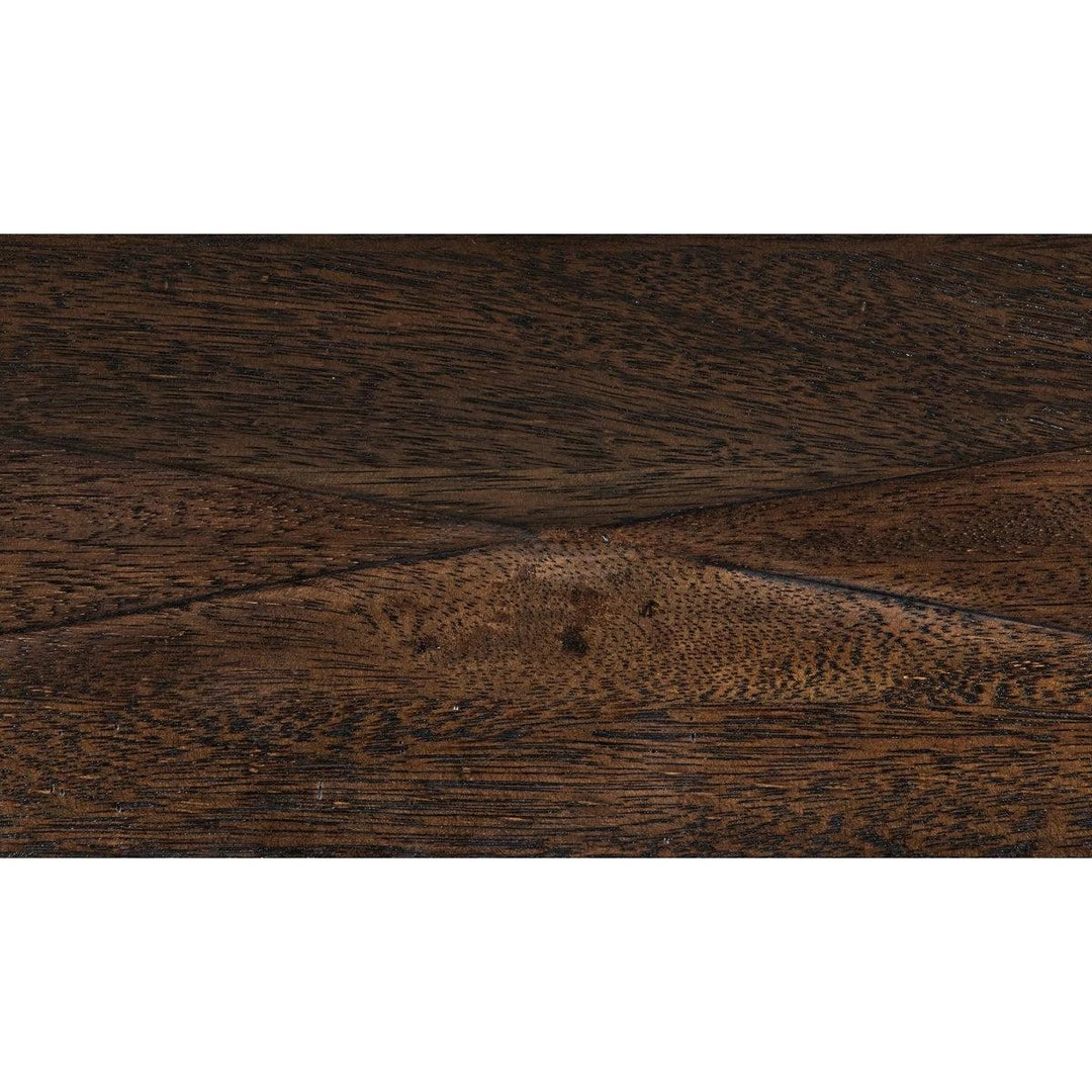 Noir Furniture Diamond Chest, Ebony Walnut