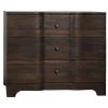 Noir Furniture Noir Claudie Chest, Ebony Walnut