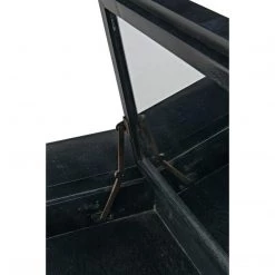 Noir Furniture Rhiana Dresser, Hand Rubbed Black Dressers