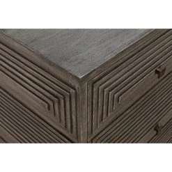 Dressers Noir Furniture Baram Dresser, Distressed Grey