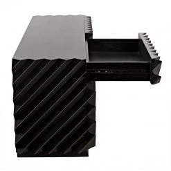 Noir Furniture Sofas Noir Hikaru Dresser, Hand Rubbed Black