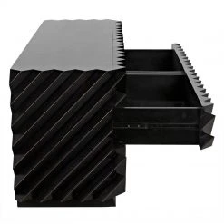 Noir Furniture Sofas Noir Hikaru Dresser, Hand Rubbed Black