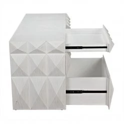 Noir Furniture Sofas Noir Allegra Dresser, White Wash