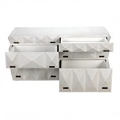 Noir Furniture Sofas Noir Allegra Dresser, White Wash