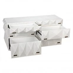 Noir Furniture Sofas Noir Allegra Dresser, White Wash