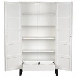 Noir Furniture Small Maharadscha Hutch, Solid White