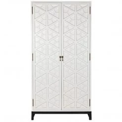 Cabinets Noir Furniture Maharadshcha Hutch, Solid White