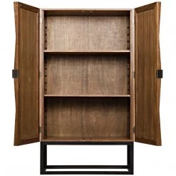 Noir Furniture Sofas Noir Muna Hutch, Dark Walnut