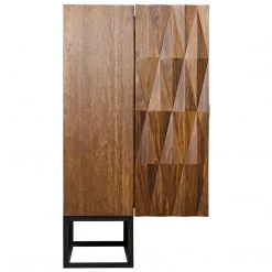 Noir Furniture Sofas Noir Muna Hutch, Dark Walnut