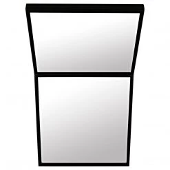 Noir Furniture Accent Tables Noir Lazo Mirror, Black Steel