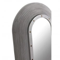 Noir Furniture Noir Luna Mirror, White Washed Accent Tables