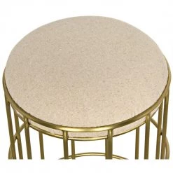 Bar & Counter Stools Noir Furniture Ryley Counter Stool, Metal With Brass Finish