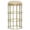 Bar & Counter Stools Noir Furniture Ryley Counter Stool, Metal With Brass Finish
