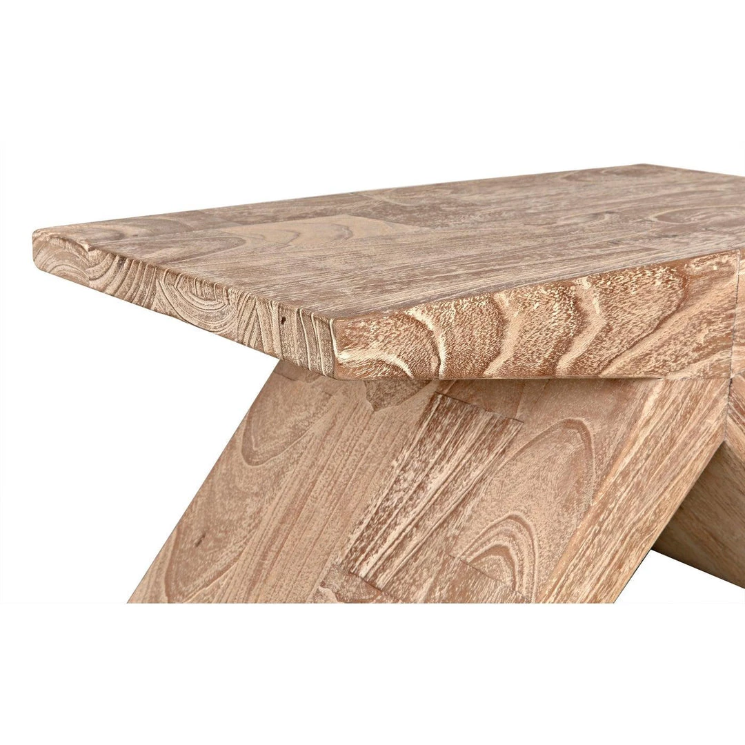 Noir Furniture Noir Anais Stool, Distressed Mindi