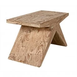 Noir Furniture Noir Anais Stool, Distressed Mindi