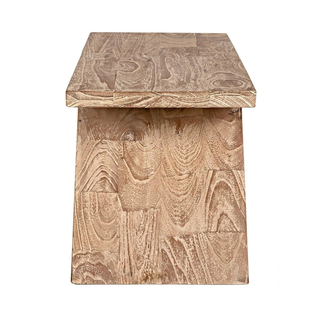 Noir Furniture Noir Anais Stool, Distressed Mindi