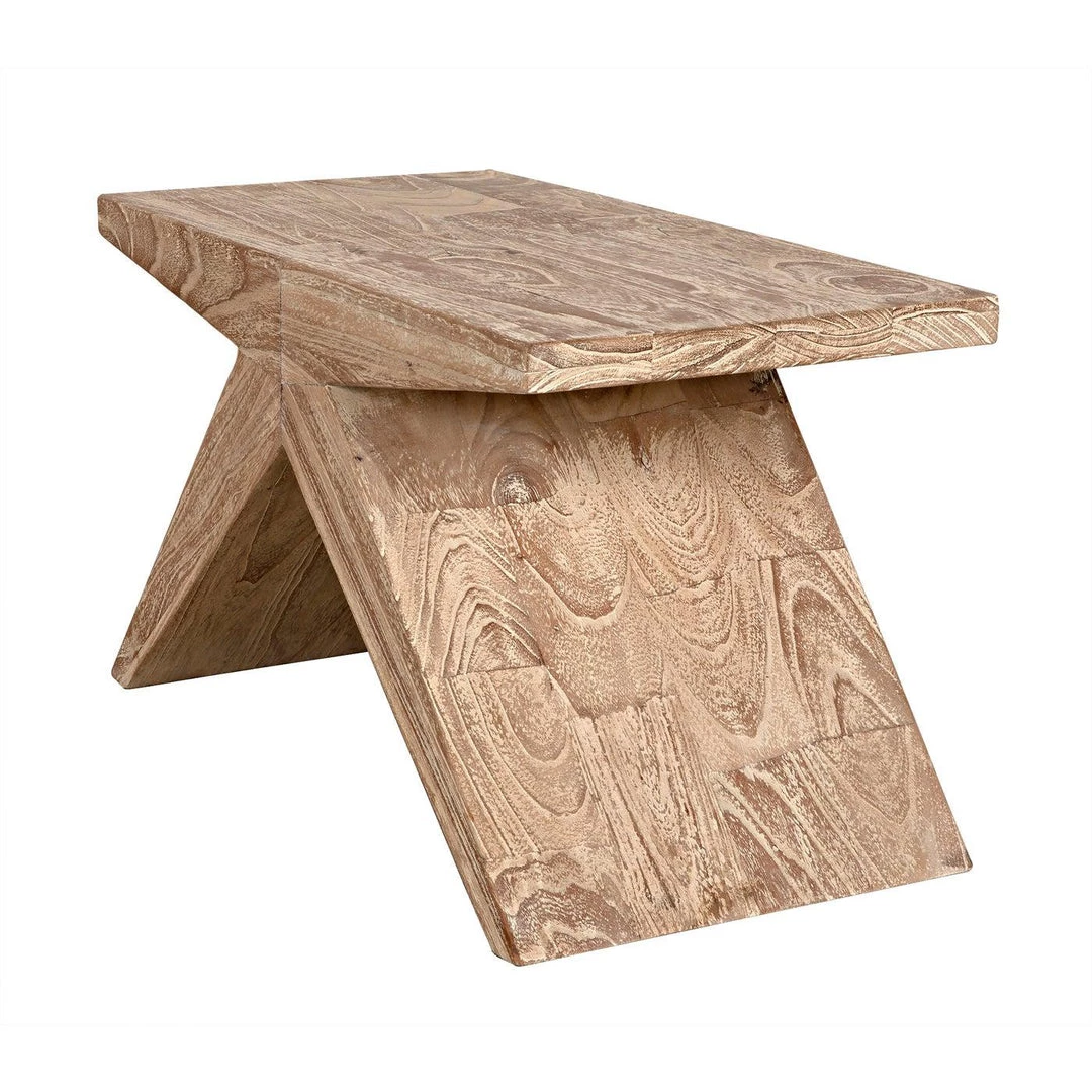 Noir Furniture Noir Anais Stool, Distressed Mindi