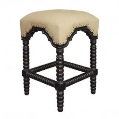 Noir Furniture Noir Abacus Stool Hand Rubbed Black