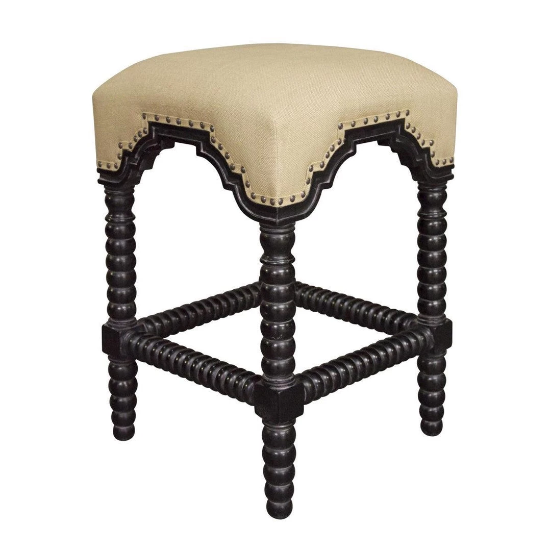 Noir Furniture Noir Abacus Stool Hand Rubbed Black
