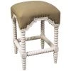 Noir Furniture Noir Abacus Stool White Wash