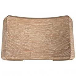 Noir Furniture Shanghai Bench, Distressed Mindi Benches & Ottomans