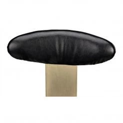 Noir Furniture Noir Sedes Bar Stool, Steel With Brass Finish Accent Tables