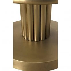 Noir Furniture Noir Sedes Counter Stool, Steel With Brass Finish