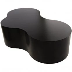 Noir Furniture Coffee Tables Noir Island Coffee Table, Black Steel