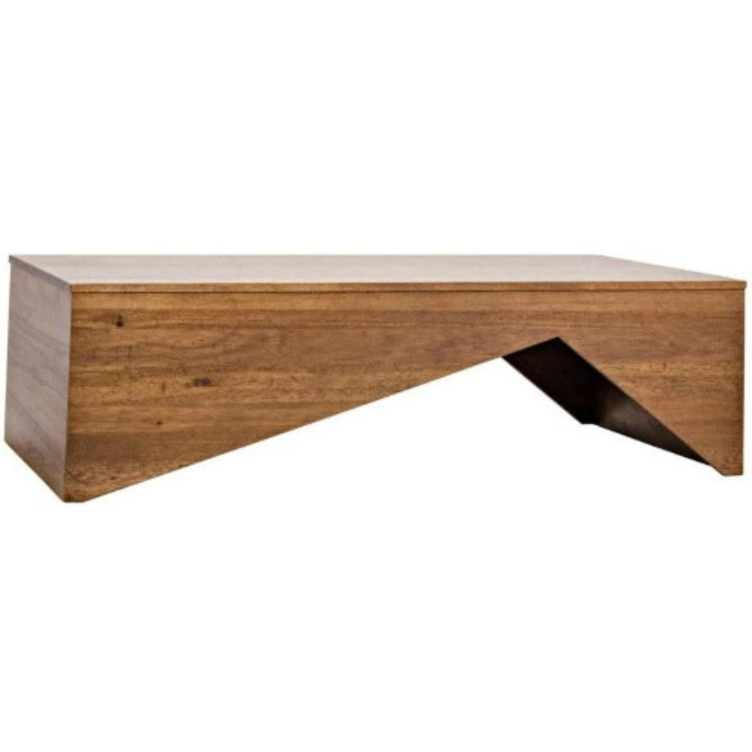 Noir Furniture Daiki Coffee Table, Dark Walnut Coffee Tables