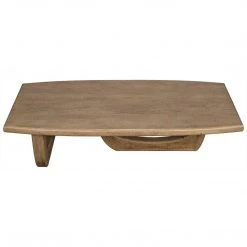 Coffee Tables Noir Furniture Douglas Coffee Table, Bleached Walnut