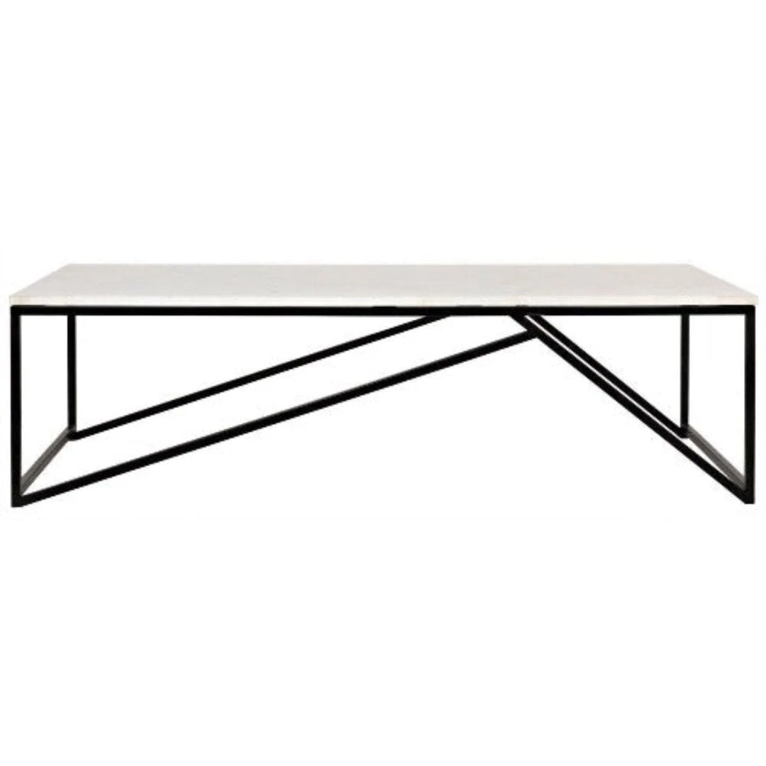 Noir Furniture Molimo Coffee Table With Black Metal Coffee Tables