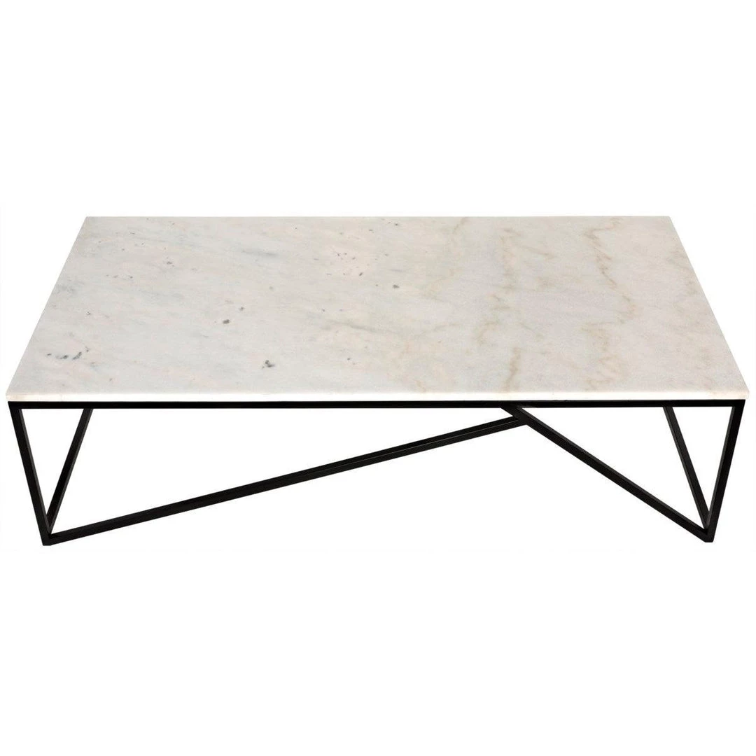 Noir Furniture Molimo Coffee Table With Black Metal Coffee Tables