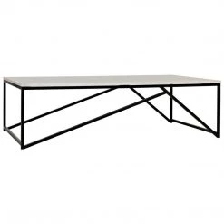 Noir Furniture Molimo Coffee Table With Black Metal Coffee Tables