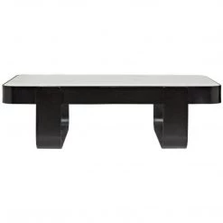 Noir Furniture Marshall Coffee Table, Black Metal Coffee Tables