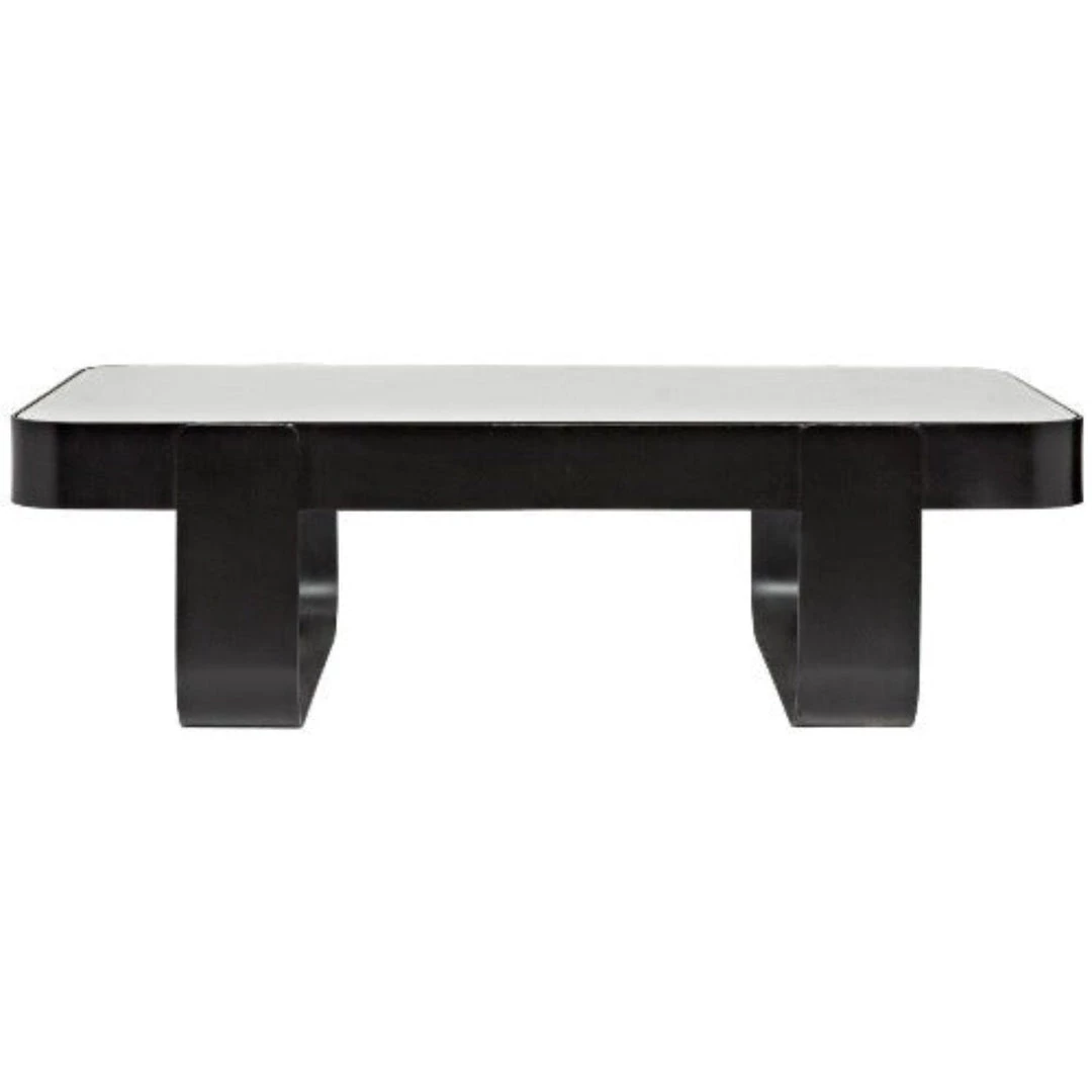 Noir Furniture Marshall Coffee Table, Black Metal Coffee Tables