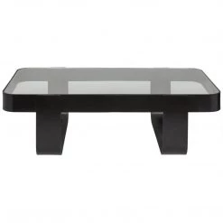 Noir Furniture Marshall Coffee Table, Black Metal Coffee Tables