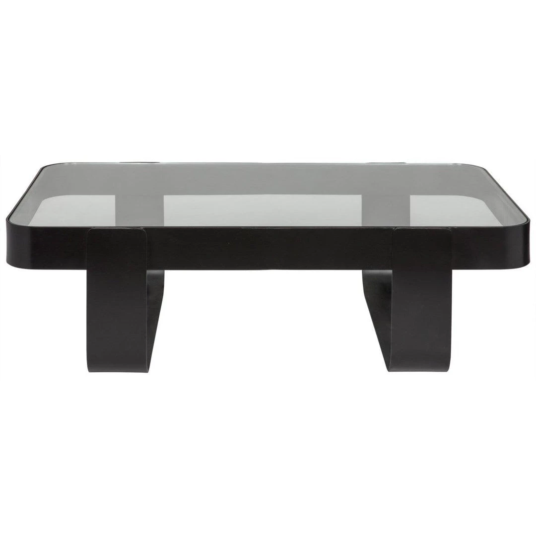 Noir Furniture Marshall Coffee Table, Black Metal Coffee Tables