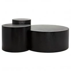 Coffee Tables Noir Furniture Ella Coffee Table, Black Metal Finish
