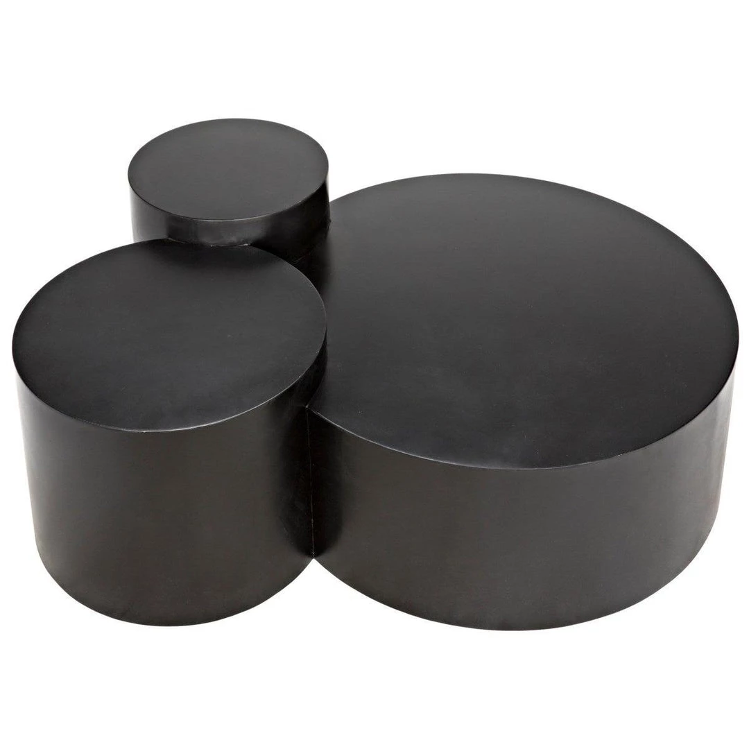 Coffee Tables Noir Furniture Ella Coffee Table, Black Metal Finish