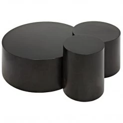 Coffee Tables Noir Furniture Ella Coffee Table, Black Metal Finish