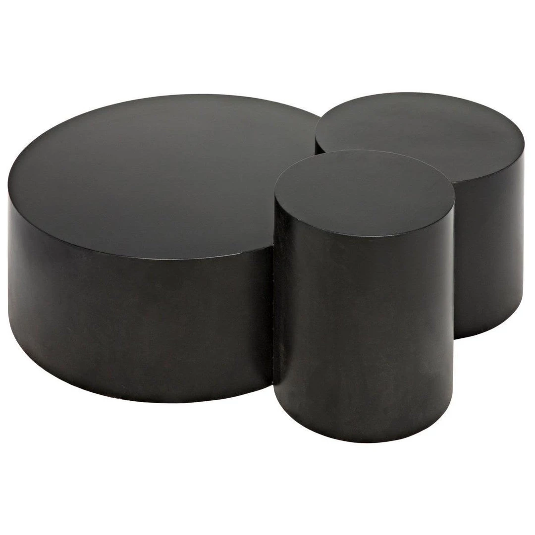 Coffee Tables Noir Furniture Ella Coffee Table, Black Metal Finish