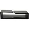 Noir Furniture Shift Coffee Table, Black Metal