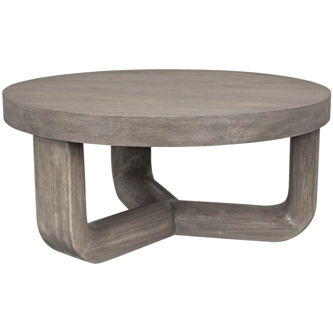 Noir Furniture Joel Coffee Table, Distressed Grey Coffee Tables