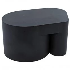 Coffee Tables Noir Furniture Bain Coffee Table, Black Metal