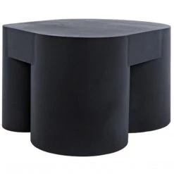 Coffee Tables Noir Furniture Bain Coffee Table, Black Metal
