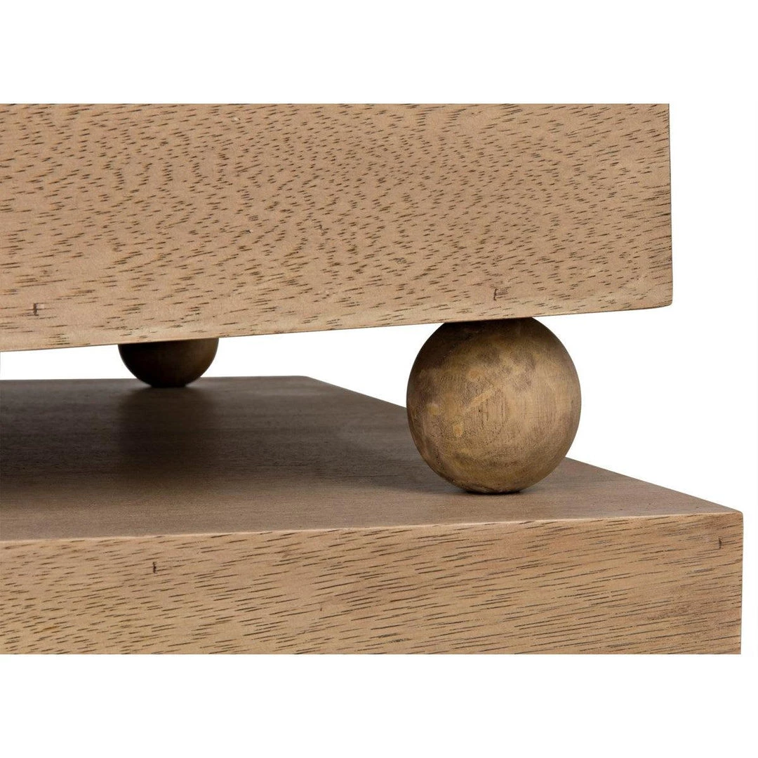 Noir Furniture Ramos Coffee Table, Washed Walnut Coffee Tables