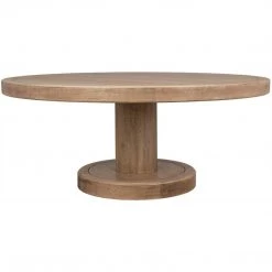Noir Furniture Milena Coffee Table, Washed Walnut Coffee Tables